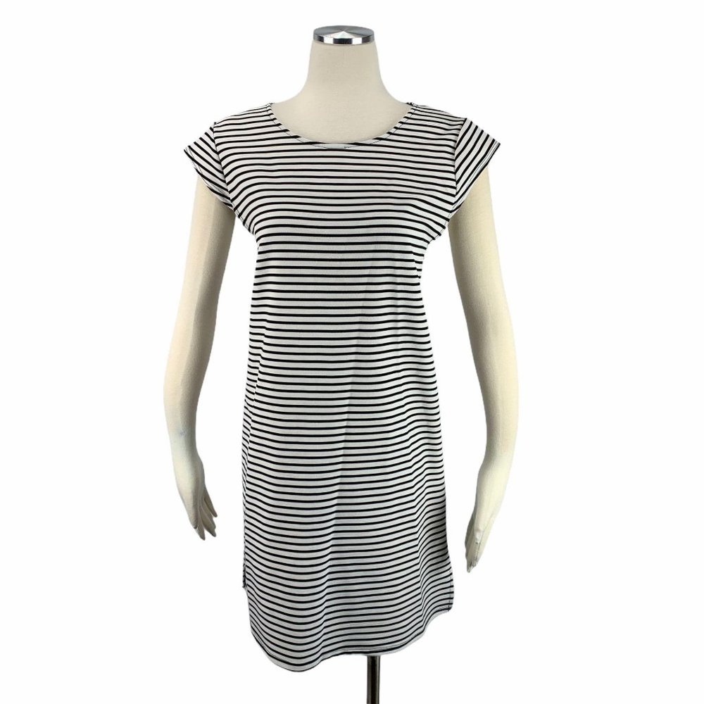Everly Large Dress Anthro Anthropologie Black Whit